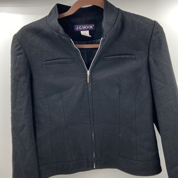J.G Hook Wool Jacket, Women Size 6 - Picture 4 of 8